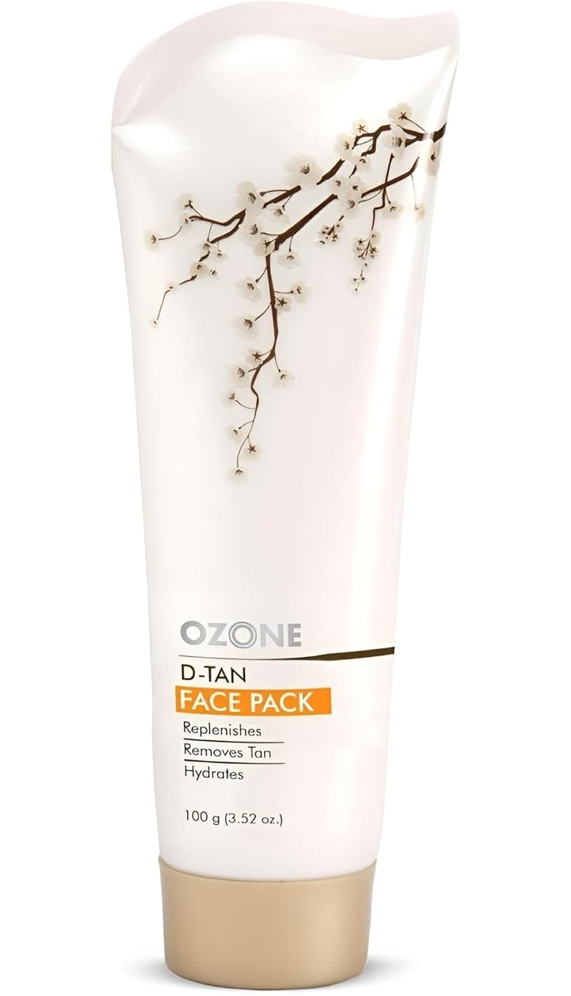 Generic VGSE OZONE DTan Face Pack Enriched with Aloe Vera Zinc Oxide Kaolin Detan Face Pack For Men Women All Skin Types Tan Removal Replenishes Hydrates Skin 100gm Pack of 1  - Image 4