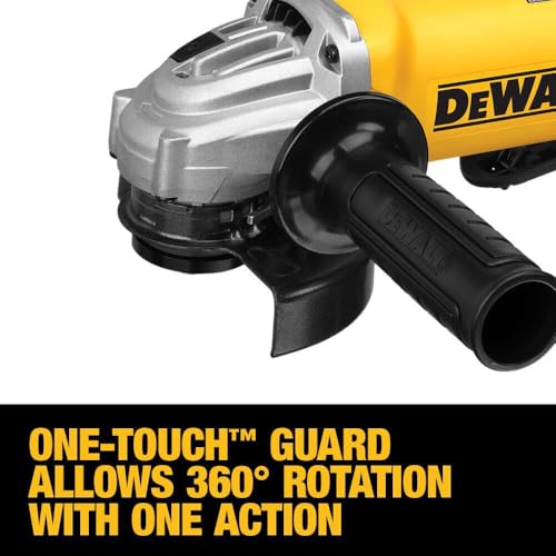 DEWALT Angle Grinder, 4-1/2-Inch, 11-Amp, 11,000 RPM, With Dust Ejection System, Corded (DWE402W) - Image 5