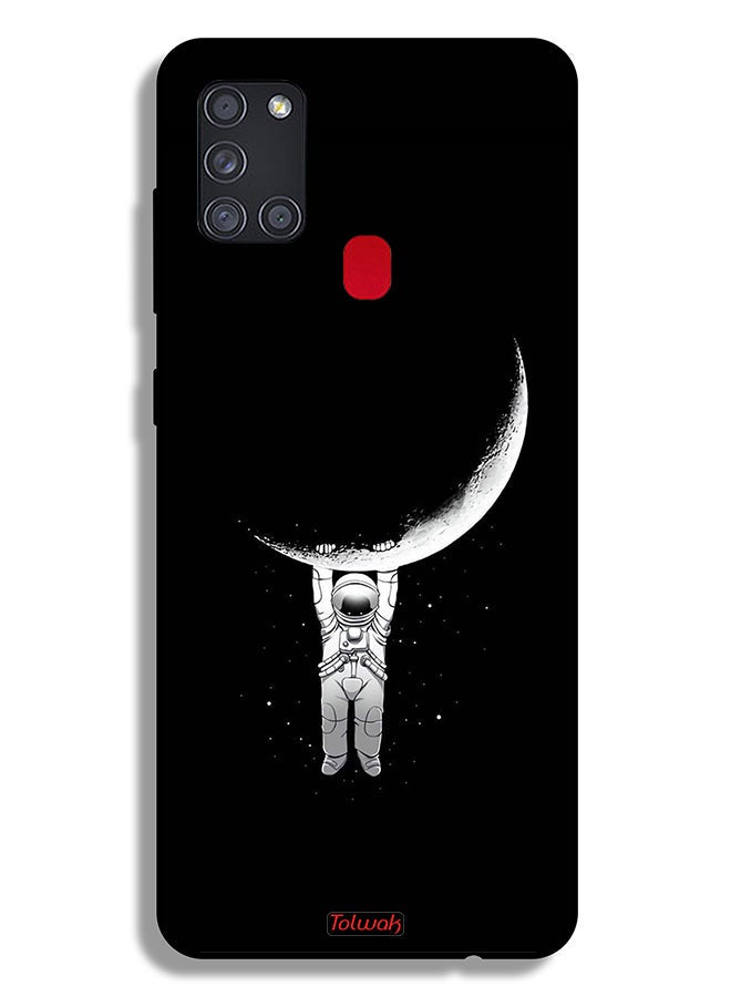 Tolwak Samsung Galaxy A21s Protective Case Cover Hanging From Moon - Image 1