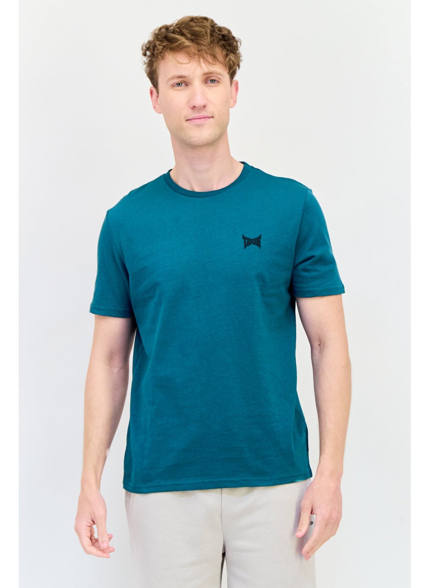 TapouT Men Sportswear Fit Short Sleeve Outdoor T-Shirt, Forest Green  - Image 1