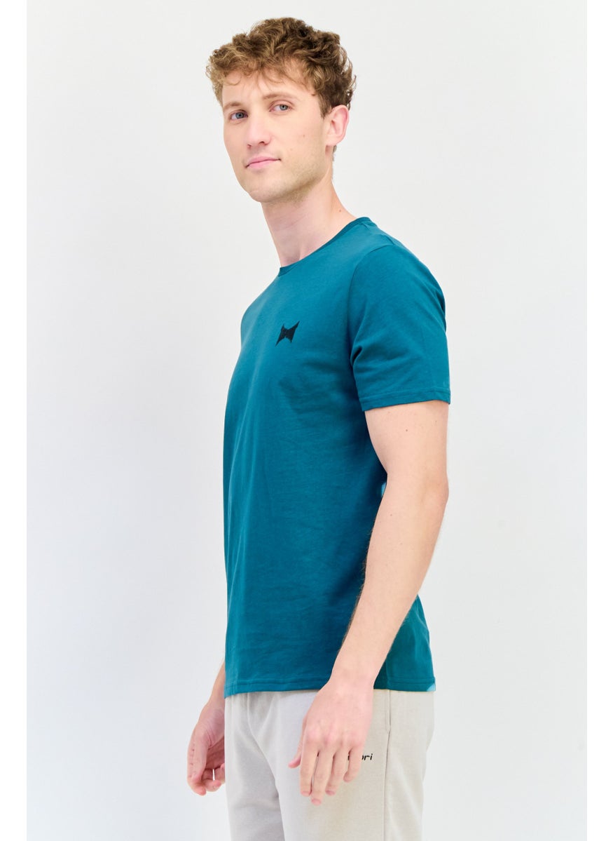 TapouT Men Sportswear Fit Short Sleeve Outdoor T-Shirt, Forest Green  - Image 2