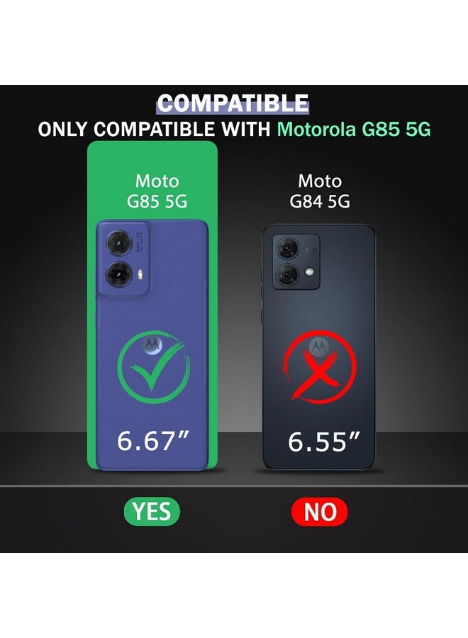 TheGiftKart Hybrid ShockProof Motorola Moto G85 5G Back Cover Case | Stylish Camera Border | Plated Buttons | Crystal Clear Hard Back Cover Case for Motorola Moto G85 5G (TPU & PC, Transparent Bumper) - Image 2