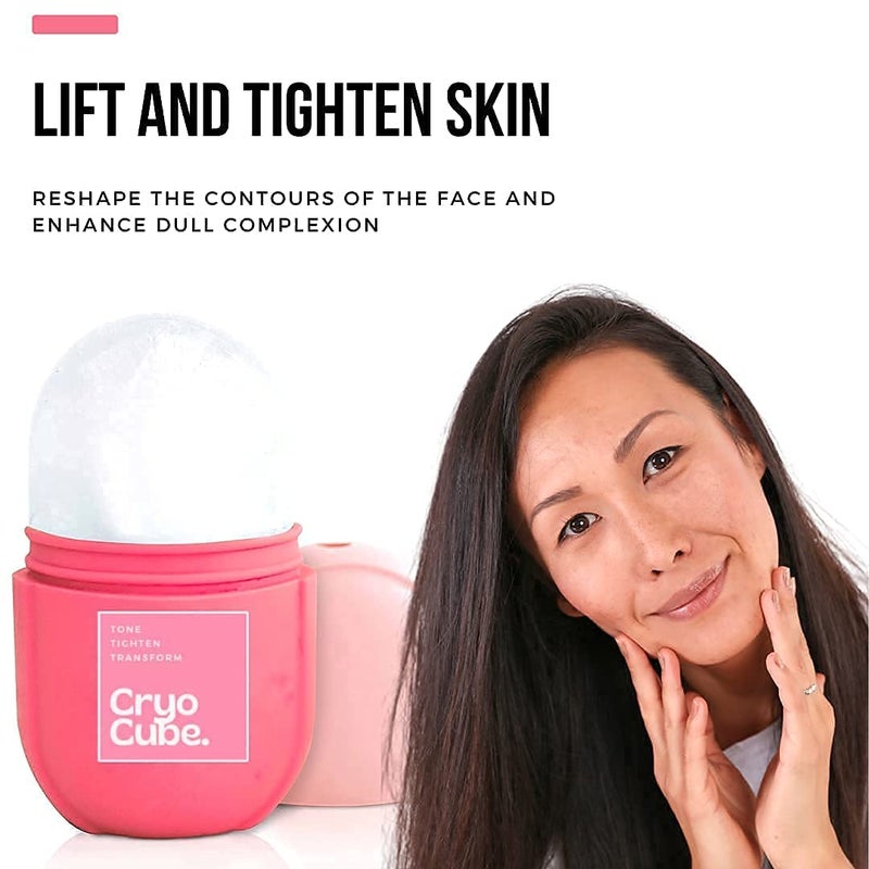 Cryo Cube Ice Roller for Face, Eyes and Neck Naturally tone and tighten skin, de-puff eye bags, add a healthy glow Cryotherapy for face and neck which helps enhance skin elasticity (Pack of 1) - Image 5