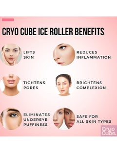 Ice Roller for Face, Eyes and Neck Naturally tone and tighten skin, de-puff eye bags, add a healthy glow Cryotherapy for face and neck which helps enhance skin elasticity (Pack of 1) - pzsku/ZCA325889C4AEB23A33DAZ/45/_/1736256417/80cc4952-9d27-4d14-961e-67bad86113eb