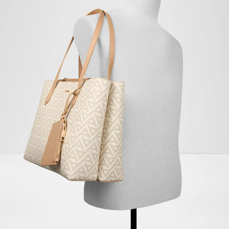 Aldo  Aldo Womens Bone Multi Top Zipper Tech Bag for Women | Best Price UAE