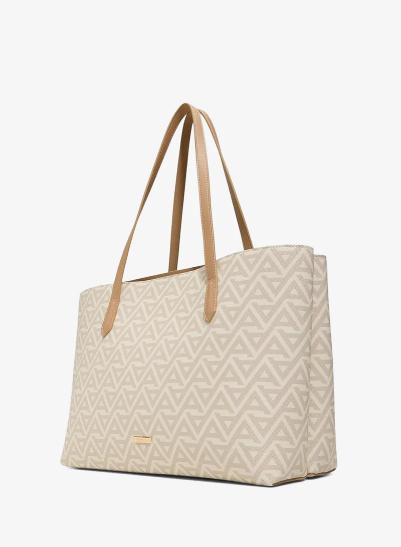 Aldo  Aldo Womens Bone Multi Top Zipper Tech Bag for Women | Best Price UAE