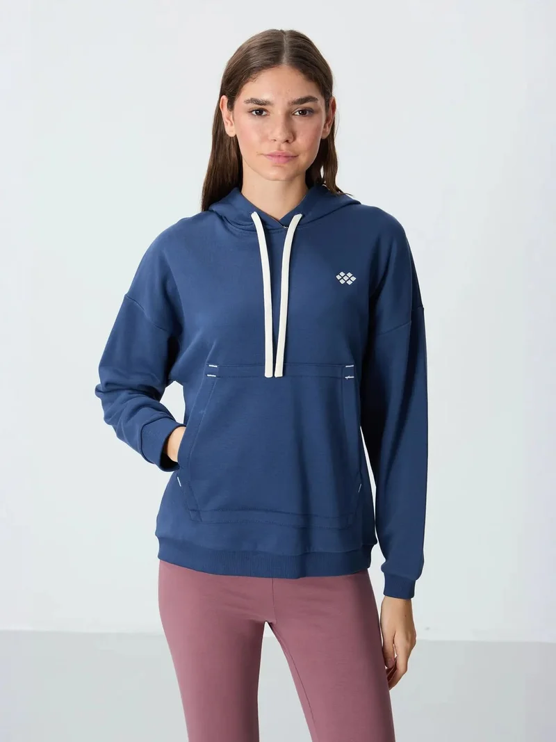 تومي لايف TOMMY Oversized Hooded Sweatshirt With Pocket