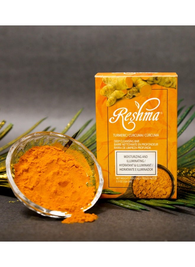 Reshma Beauty Reshma Beauty Turmeric Soap | Infused with Turmeric Extract, Olive Oil, Coconut Oil (Pack Of 1), 5.05 oz  - Image 3