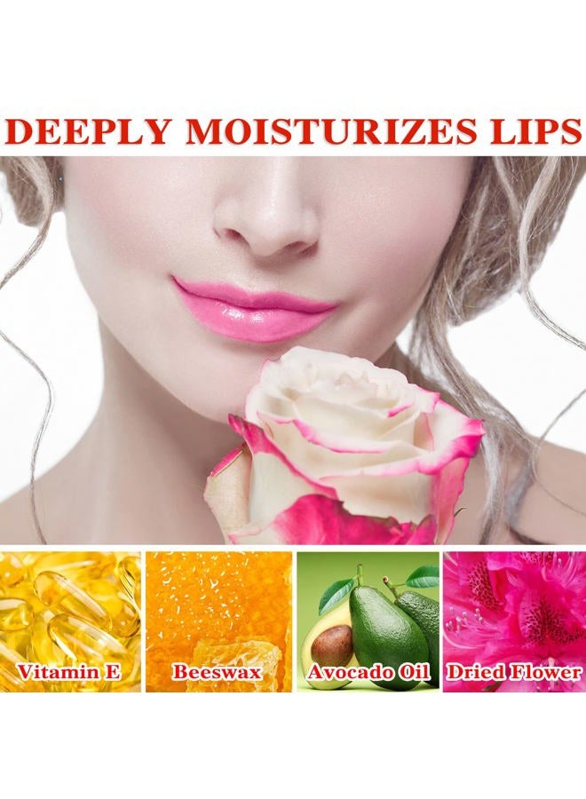 LZYLLS 2 Pack Crystal Jelly Flower Lipstick,Magic Temperature Color Change Lip Gloss Lip Stick PH Clear Magic Lipstick Long Lasting Nutritious Moisturizing Lip Balm（Set B） - Image 3