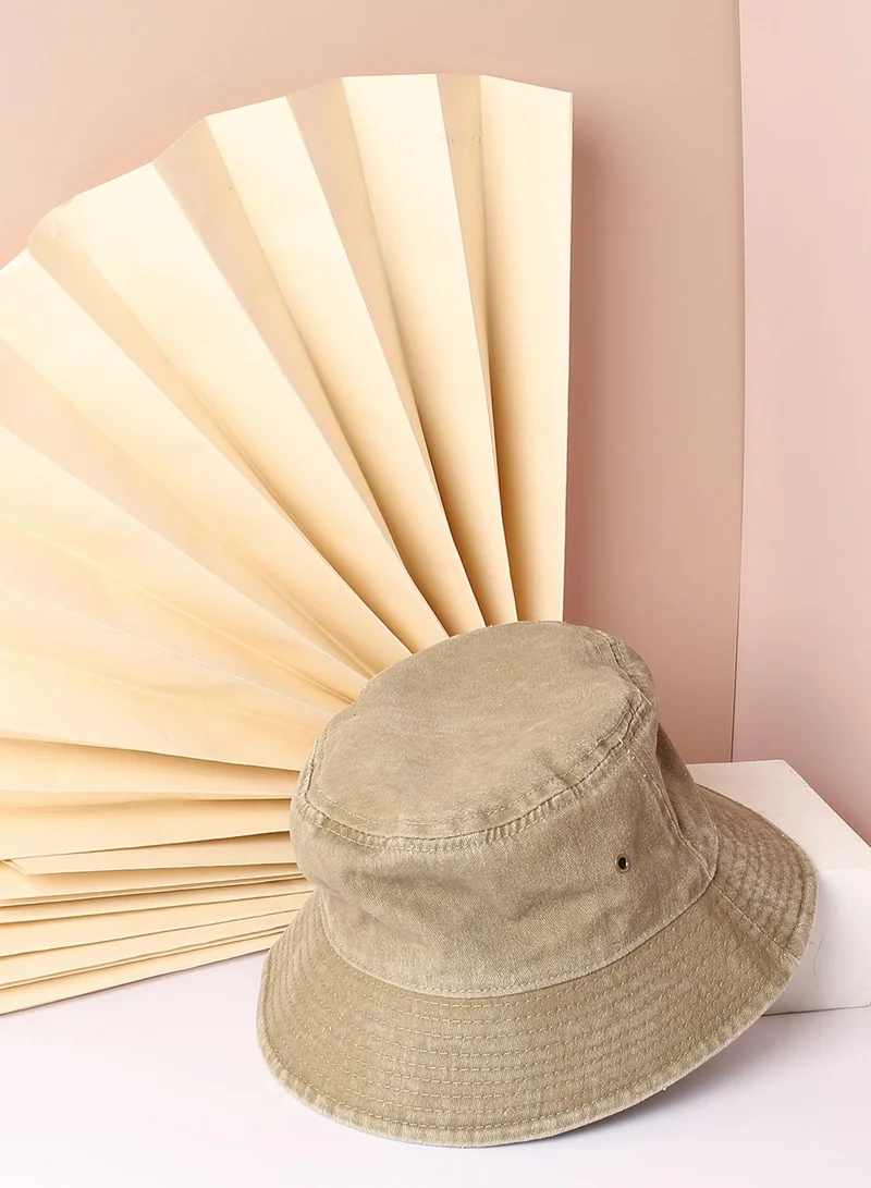 صوص هاوت Brown Vintage Bucket Cap