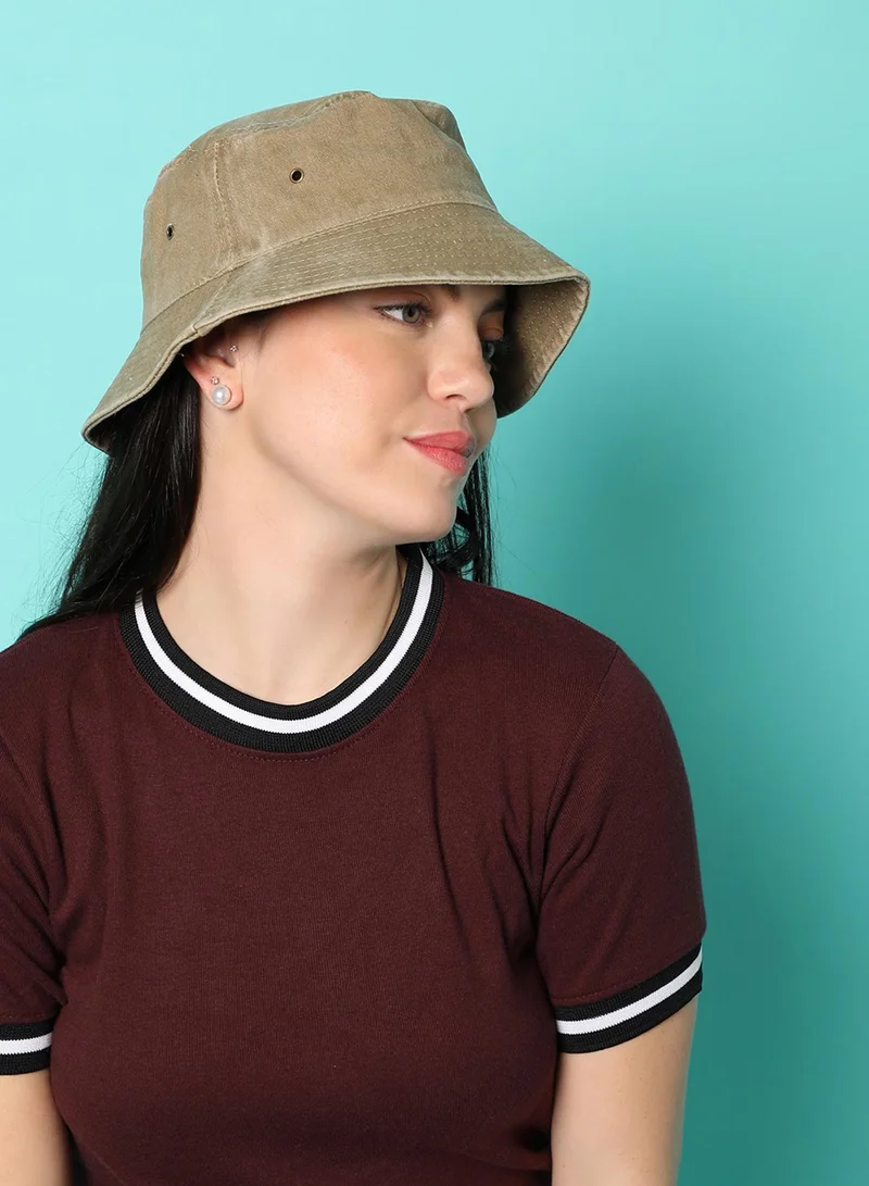 صوص هاوت Brown Vintage Bucket Cap