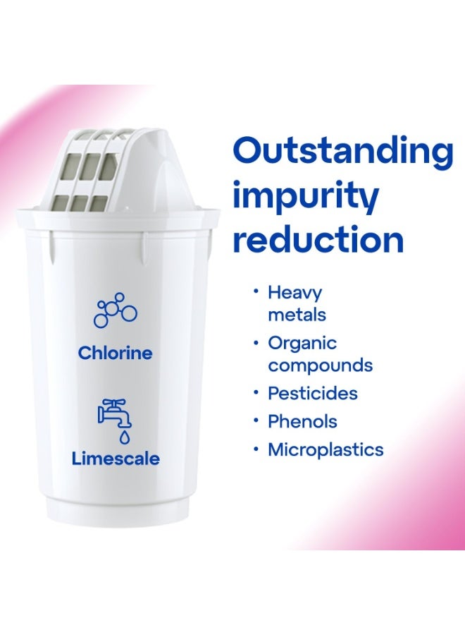 Aquaphor Set of Replacement Water Filter Cartridges A5 Mg, 2PCS, 350L Capacity, Magnesium Mineralization, BPA-Free, Removes Chlorine & Impurities, Compatible with Brita Water Filter Jugs - Image 3