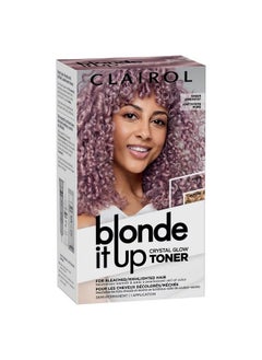 CLAIROL Blonde It Up Crystal Glow Toners Demipermanent Hair Dye Sheer Amethyst Hair Color Pack Of 1  - Image 1