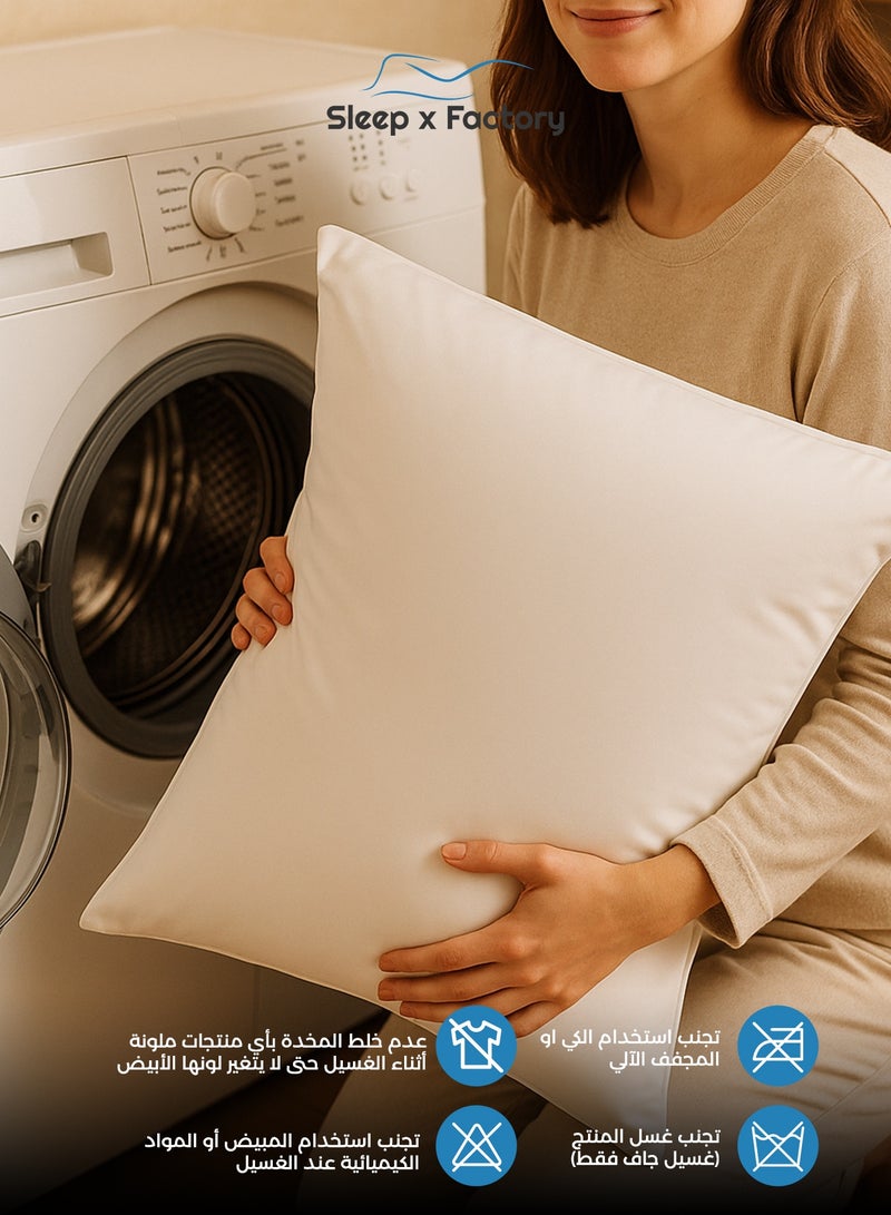 Premium Hotel Comfort Pillow – Microfiber Cover, Hypoallergenic Fill – Available in 800g, 1000g, 1300g, 1500g
