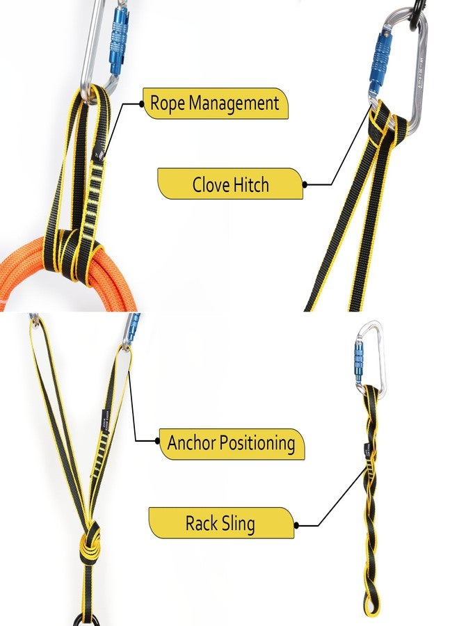 KLYTORX 18mm Nylon Climbing Sling Runner, 23KN CE2008/EN566 Certified - Image 5