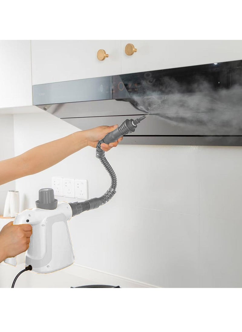 Handheld Steam Cleaner, 1000W Steamer for Cleaning, Multipurpose Portable Steam Cleaners for Home Use with Safety Lock and 9 Accessory Kit to Remove Grime, Grease and More, Save Time and Effort