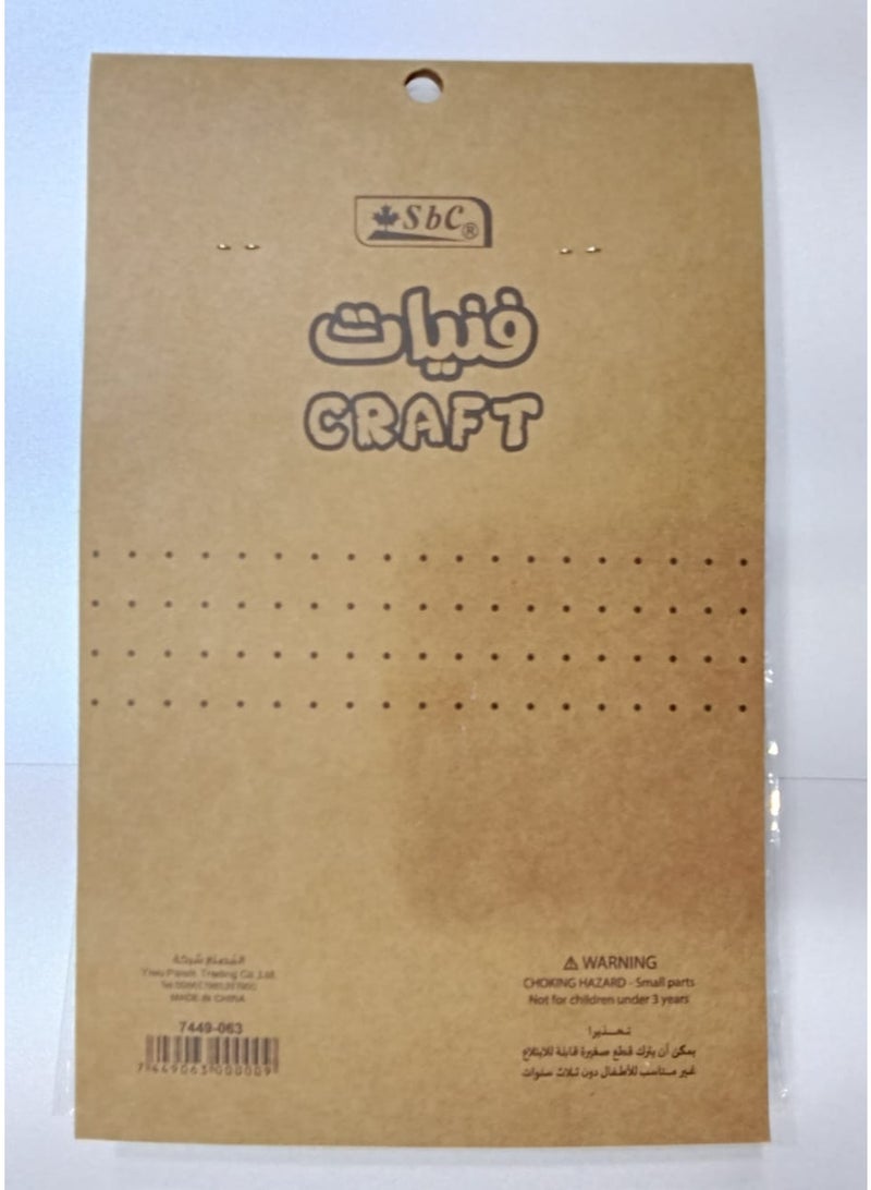 SBC CRAFTS SET PIPER CLEANER +SEQUINS+POM POMS - Image 2