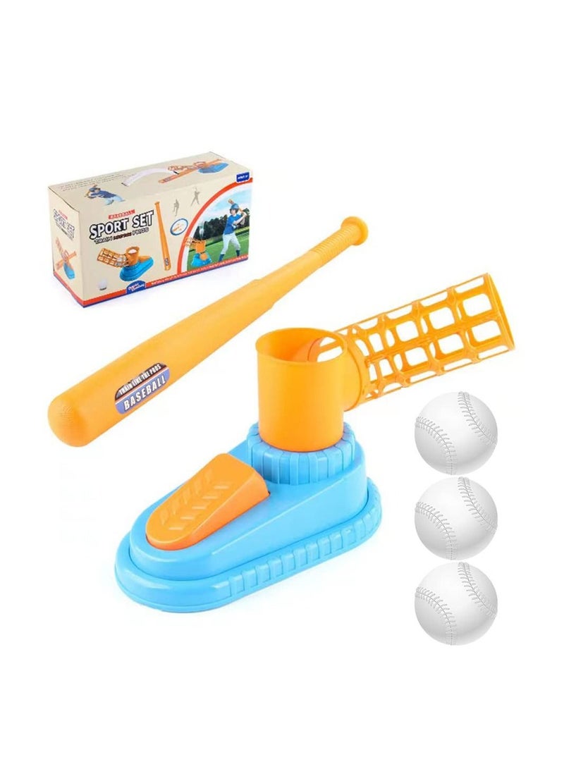 كاست ويف KASTWAVE 1 مجموعة أطفال البيسبول آلة رمي البيسبول آلة الضرب التلقائي إبريق اللعب مجموعة الألعاب الرياضية واللعب في الهواء الطلق ألعاب البيسبول لعبة تدريب القاذف للأطفال للجنسين - Image 4