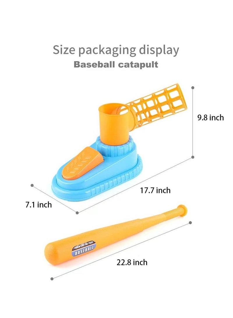 كاست ويف KASTWAVE 1 مجموعة أطفال البيسبول آلة رمي البيسبول آلة الضرب التلقائي إبريق اللعب مجموعة الألعاب الرياضية واللعب في الهواء الطلق ألعاب البيسبول لعبة تدريب القاذف للأطفال للجنسين - Image 5