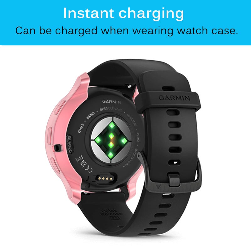 RICHONE [5Pack] RICHONE Screen Protector Compatible with Venu 3S GPS Smartwatch 41mm Case for Garmin Venu 3S Cases Resist Scratched Full Covers Flexible TPU Screen Protectors - Image 4