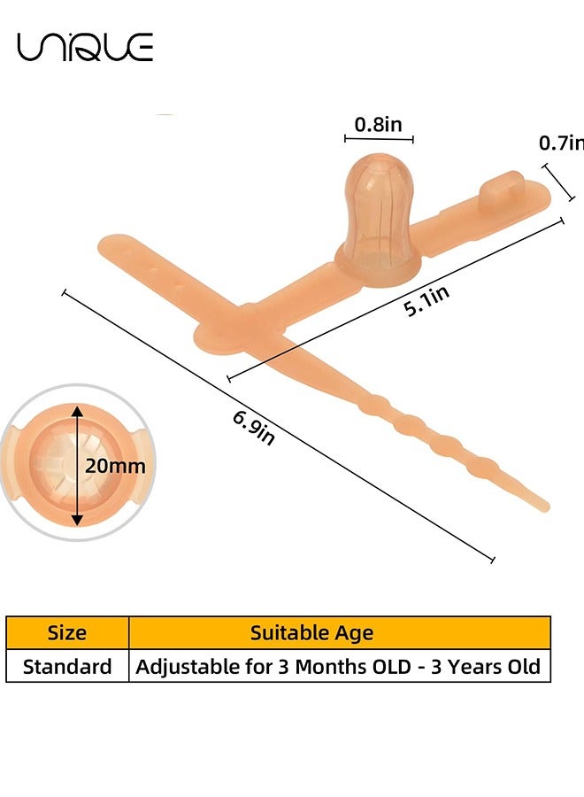 Unique Thumb Sucking Stop - 1-3 Years old Baby - Adjustable Thumb Guard for Thumb Sucking Silicone Thumb Sucking Treatment Kit for 3-36 Months Baby, Maximum for 1.95”-1.5" Wide Wrist  - Image 2