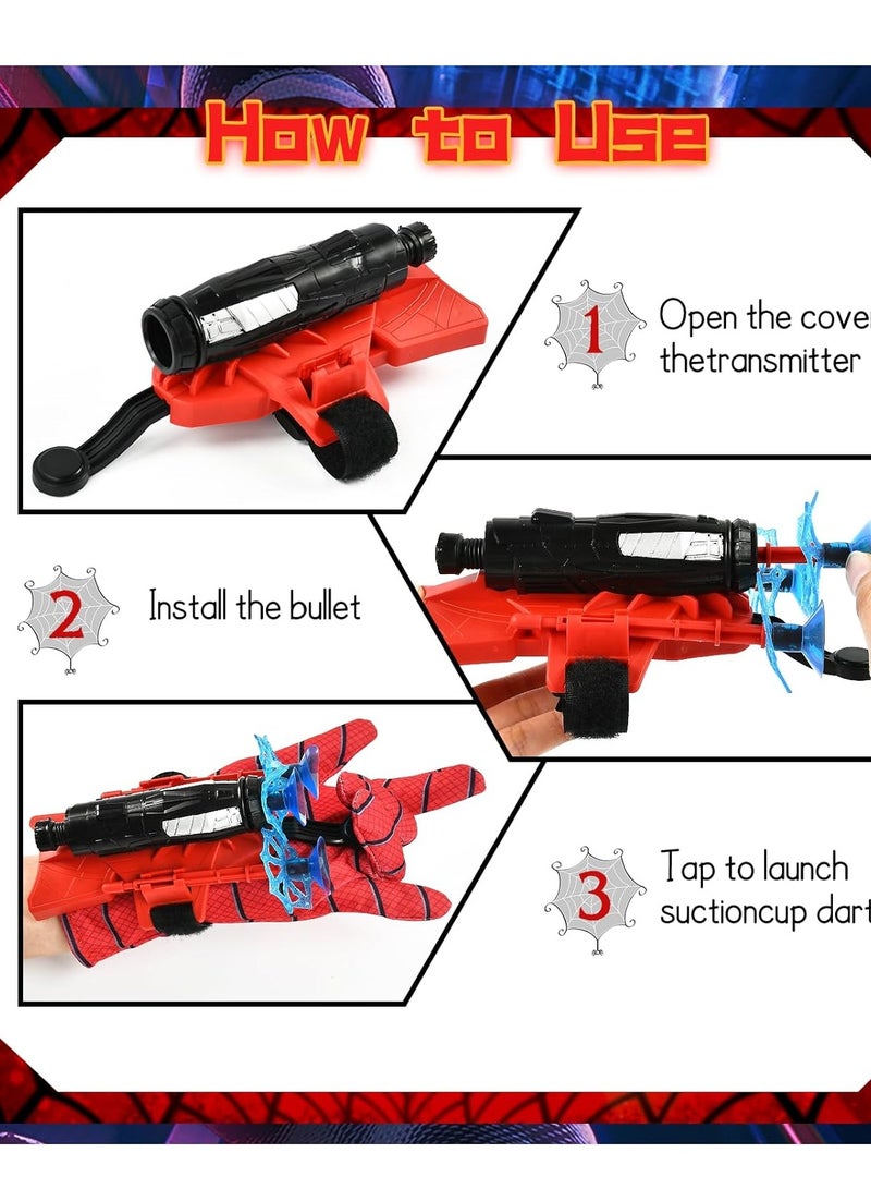 قفاز إطلاق سبايدر نيوموانج، قفازات سبايدر هيرو للأطفال، قفاز لعبة سبايدر مان، مطلق شبكة سبايدر مان، لعبة إطلاق، مجموعة ألعاب المعصم، قفاز إطلاق كوزبلاي - Image 3
