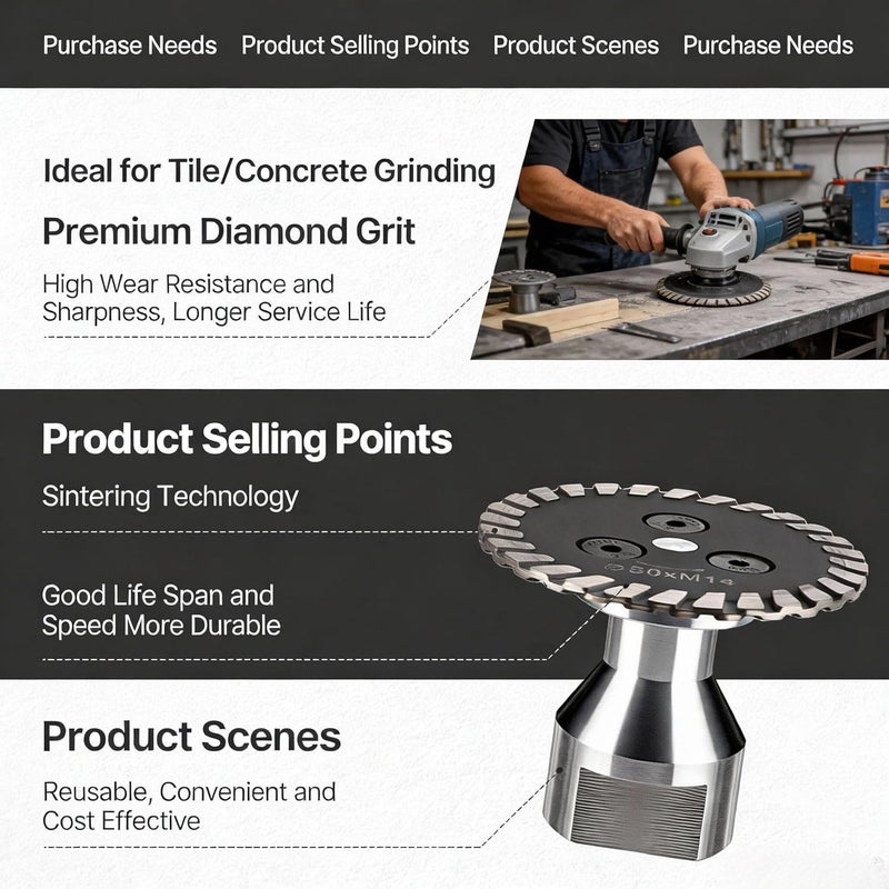 Precision Diamond Carving Wheel 40mm 50mm High Density Blade For Angle Grinder Wet Dry Use Metal Cutting Saw 1 57 1 97 - Image 3