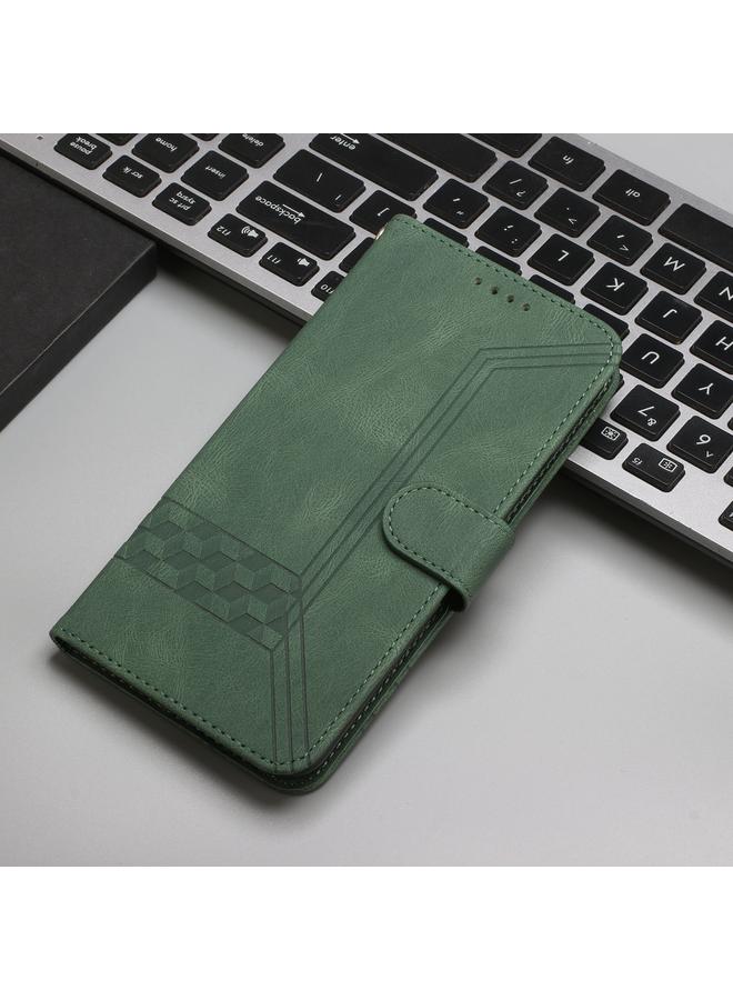 S-TOP Case For Google Pixel 9 Pro Cubic Skin Feel Flip Leather Phone Case - Image 2