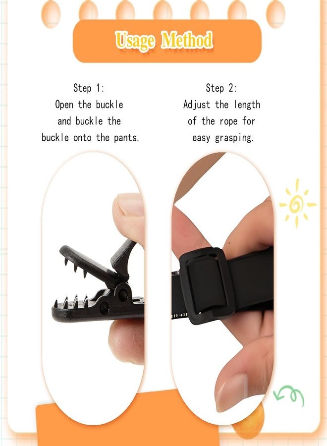 Tovyzalg Adjustable Clip & Pull Dressing Aid for Elderly, Disabled & Pregnant Women - 2PCS Mobility Assist Tool for Pants, Skirts & Underwear (26-41 Inch, Lightweight) (2) - Image 5