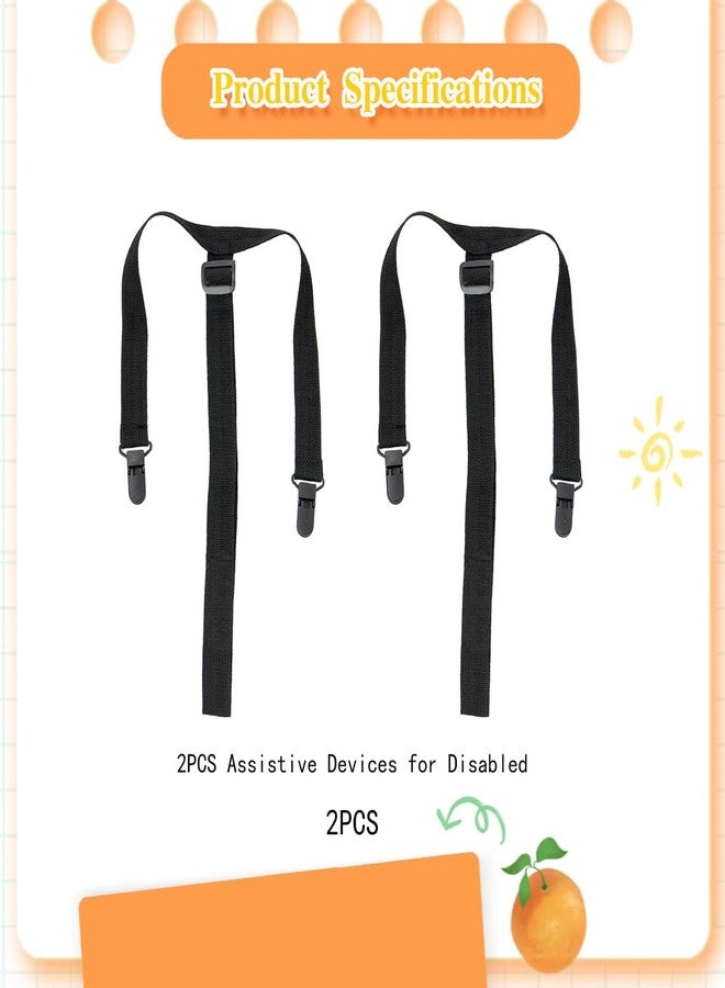 Tovyzalg Adjustable Clip & Pull Dressing Aid for Elderly, Disabled & Pregnant Women - 2PCS Mobility Assist Tool for Pants, Skirts & Underwear (26-41 Inch, Lightweight) (2) - Image 2
