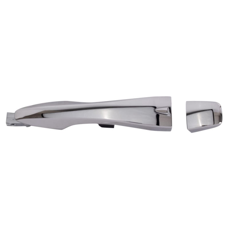 TRQ Front Right Exterior Door Handle Chrome Passenger Side Compatible with 2013-2018 Nissan Altima Pathfinder - Image 1