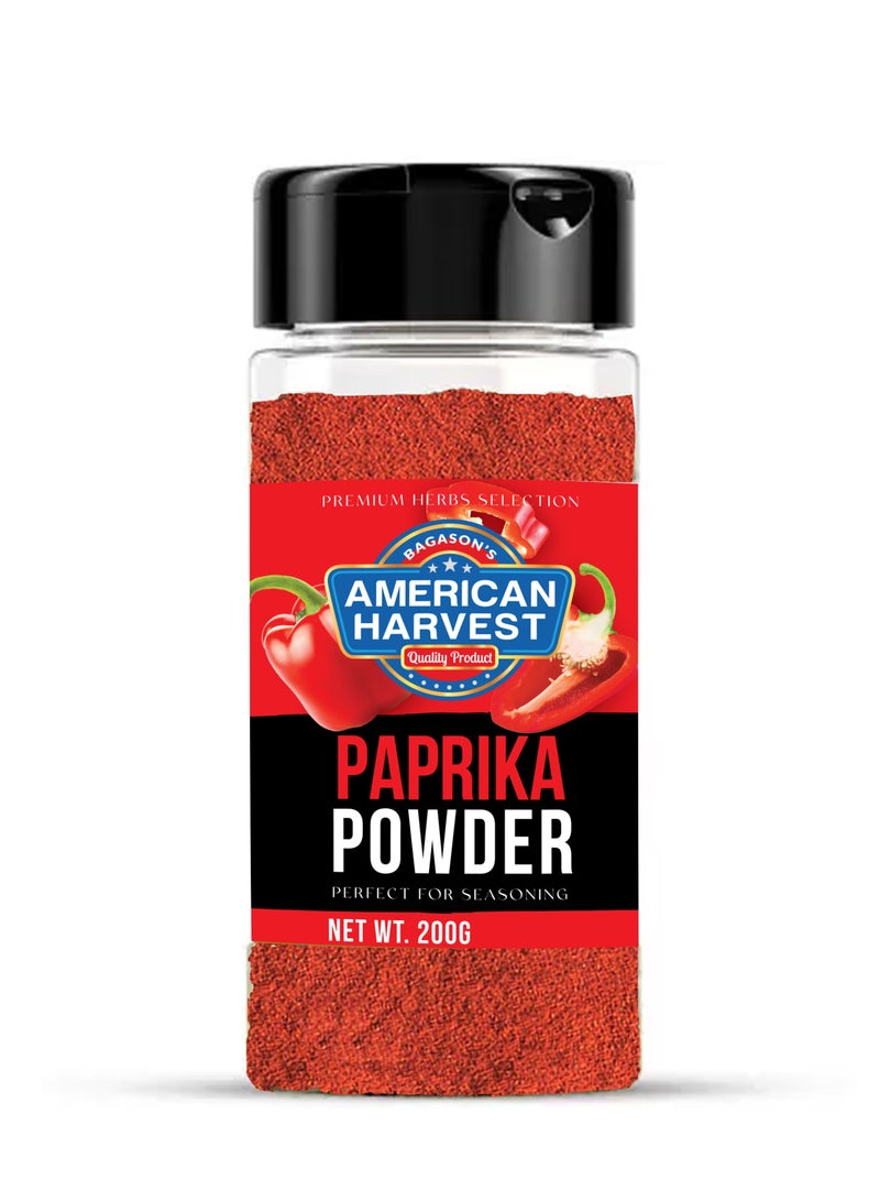 American Harvest Paprika Powder In Jar 200g - Image 1