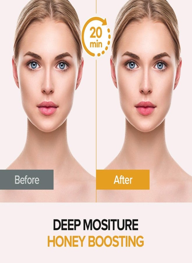 JMsolution Honey Royal Propolis Mask - 5EA Premium Set | Patented Ingredients | Infused with 5 Honey Extracts for Ultimate Nourishment and Firming | Korean Skin Care | Double S Relaxing Complex - Image 5