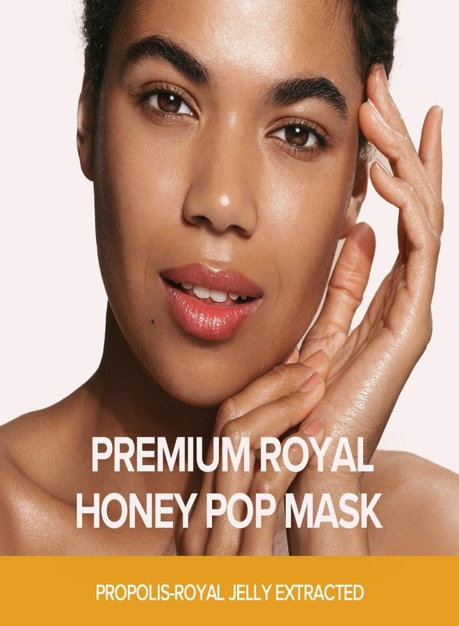 JMsolution Honey Royal Propolis Mask - 5EA Premium Set | Patented Ingredients | Infused with 5 Honey Extracts for Ultimate Nourishment and Firming | Korean Skin Care | Double S Relaxing Complex - Image 2