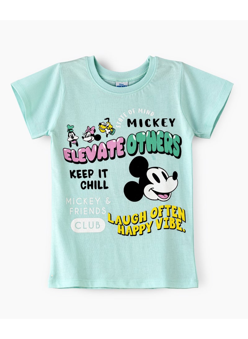 Disney Disney Tshirt for Girls | Casual Wear with Cotton Jersey Fabric | Regular Length  - Image 1