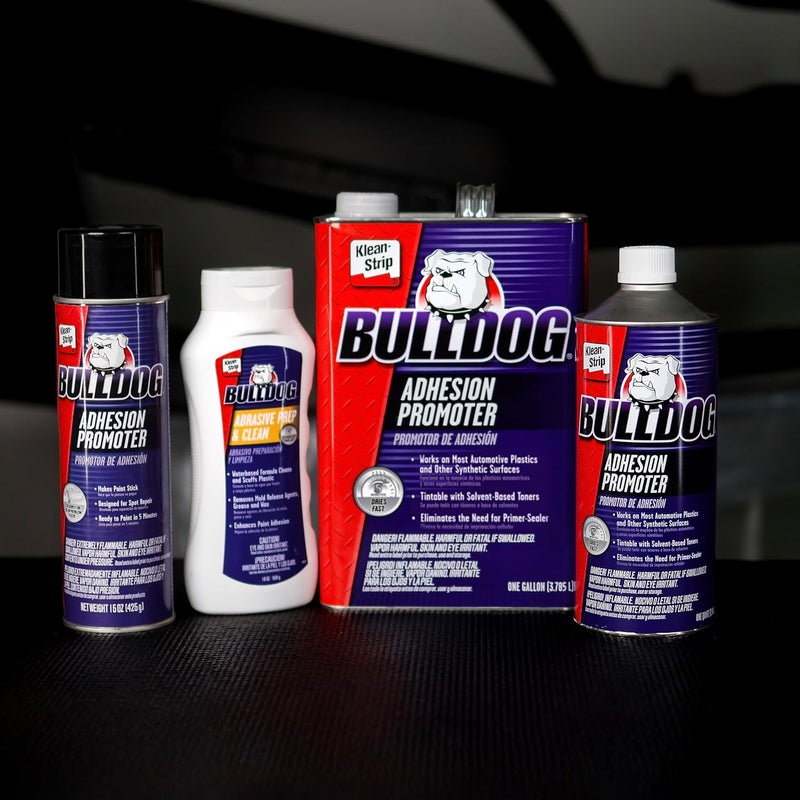 Klean Strip Bulldog Adhesion Promoter for Polyolefin Plastic Quick Dry Adhesion Promoter for Paint Prep - Fills 320 Grit Scratches - 15 Ounce Aerosol - Image 5