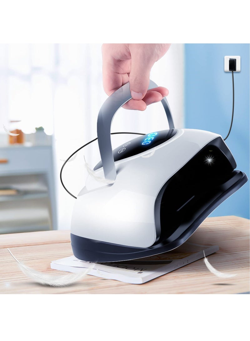 220W Professional UV LED Nail Lamp with 57 Beads 4 Timer Settings LCD Touch Screen Auto Sensor Ideal for Gel Polish Nail Art - Image 5