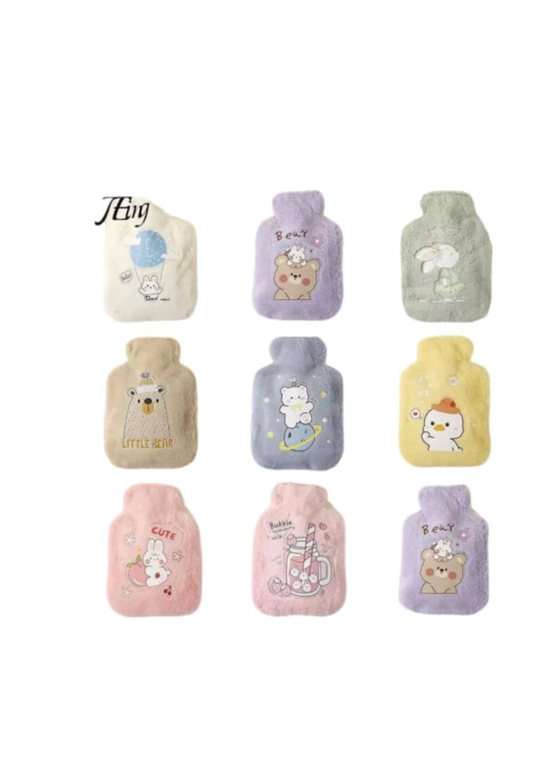 Portable Fur Warmer Bag for Foot Hand Back Shoulder Neck Waist Leakproof Hot Water Bag 150ml K - Image 1