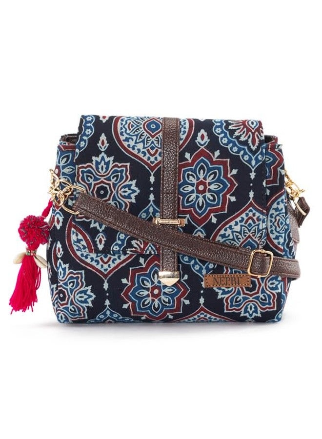 NEPRI Printed Chic Sling Bag | Crossbody Bags for Women Girls | Women's Handbags | Chic & Stylish | Vegan Leather Bag | Casual & Party Use | WCS-018-03 - Image 1