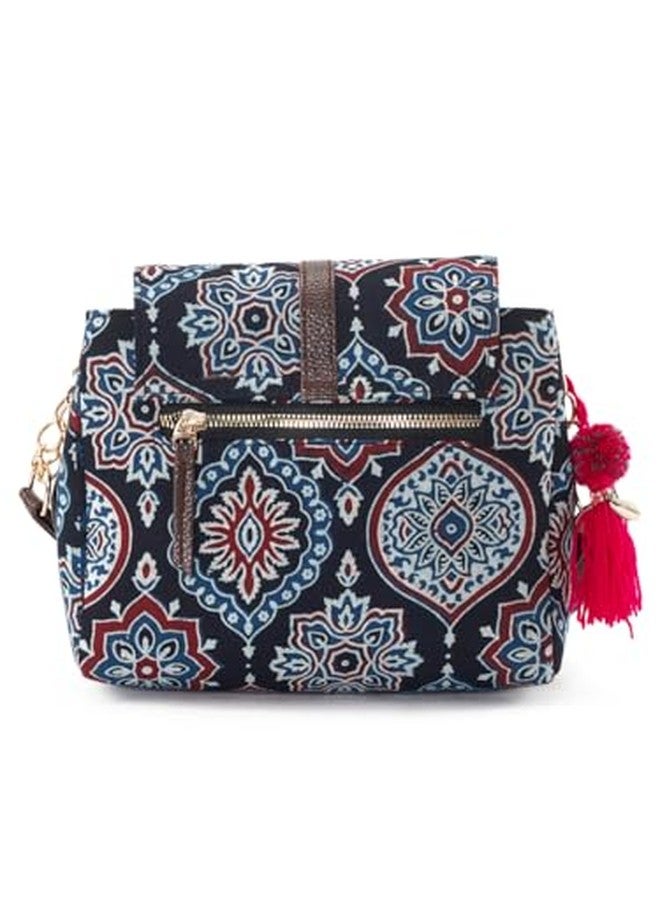 NEPRI Printed Chic Sling Bag | Crossbody Bags for Women Girls | Women's Handbags | Chic & Stylish | Vegan Leather Bag | Casual & Party Use | WCS-018-03 - Image 4