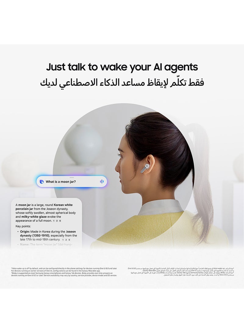 سامسونج Galaxy Buds4 Pro, Real Metal Blade, 2-way Speaker & Dual Amp, Enhanced ANC, Adaptive Noise Control, Seamless Connection - Image 5