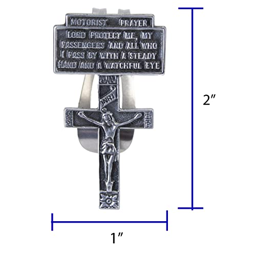 Cathedral Art (Abbey & CA Gift Auto Visor Clip, Motorist Prayer, Multi, Multi Color - Image 4