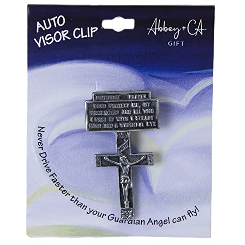 Cathedral Art (Abbey & CA Gift Auto Visor Clip, Motorist Prayer, Multi, Multi Color - Image 1
