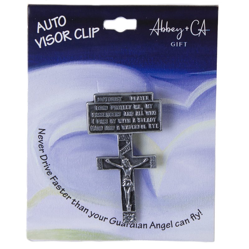 Cathedral Art (Abbey & CA Gift Auto Visor Clip, Motorist Prayer, Multi, Multi Color - Image 5