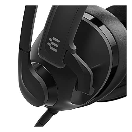 EPOS H3 Closed Acoustic Gaming Headset with Noise-Cancelling Microphone - Plug & Play Audio - Around The Ear - Adjustable, Ergonomic - for PC, Mac, PS4, PS5, Switch, Xbox - Onyx Black - Image 4