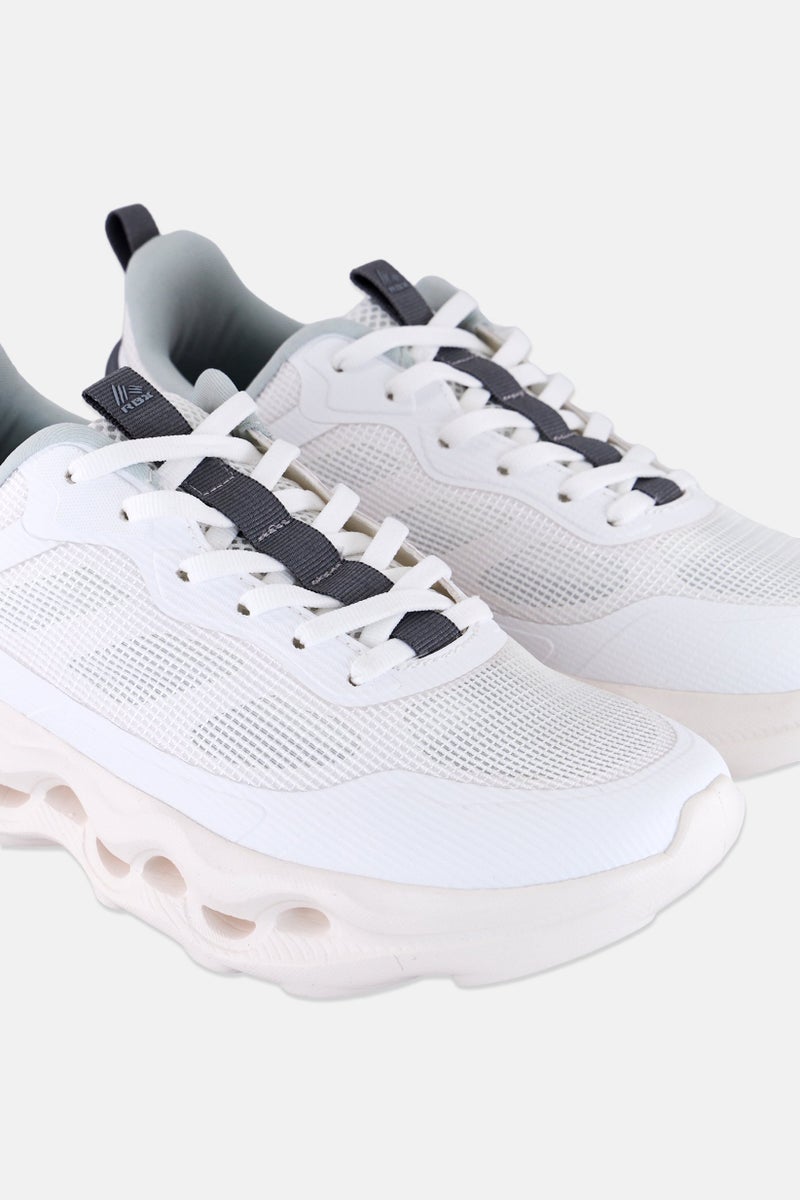 RBX Men Lace Up Outdoor Shoes, White - Image 3