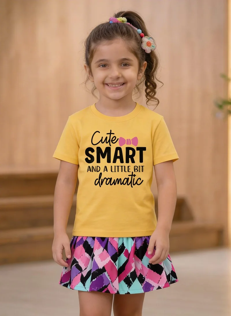 Funkaar Funkaar Girl Cute Smart And Dramatic T-Shirt