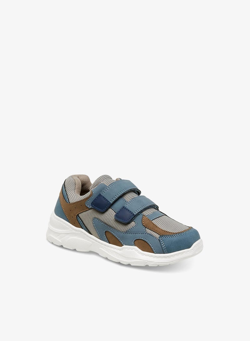 Mister Duchini Panelled Sneakers with Hook and Loop Closure - Image 2