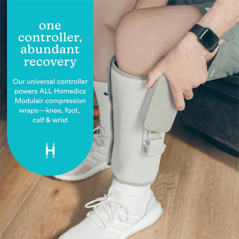 HoMedics نظام تدليك البطارية للعلاج بالضغط المتداخل من هوميدكس مع وحدة تحكم عالمية متوافقة مع لفائف الضغط المودولارية تباع بشكل منفصل - Image 3