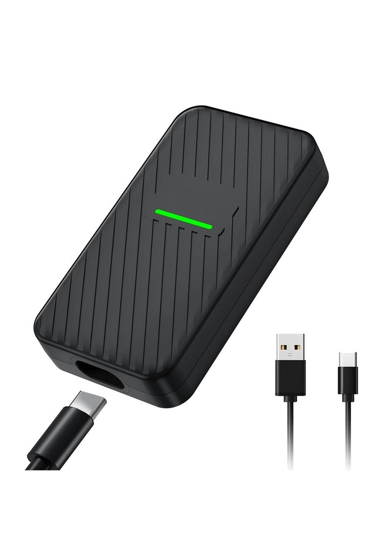 SYOSI Wireless CarPlay Adapter for iPhone 2023, 5.8 GHz Carplay Dongle Converts Factory Cars Wired to Wireless, Bluetooth Adapter, Support Online Upgrade iOS 10+ - Image 1